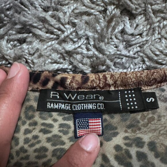 Rampage Y2K long Sleeve Semi Sheer whimsygoth Fairy Top Size S - Picture 3 of 7